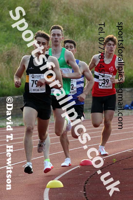 1500 metres, 2021 North East Grand Prix 5, Monkton, Wednesday, July 21st. Photo: David T. Hewitson/Sports for All Pics